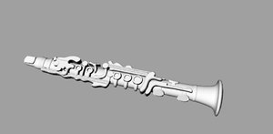 rhino clarinet barrette