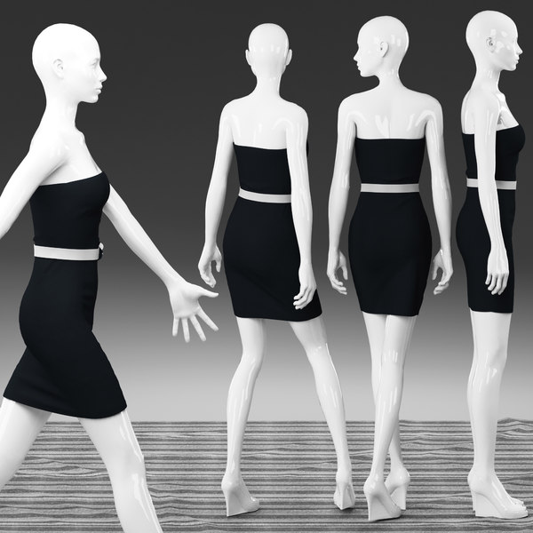 woman mannequin 3d model