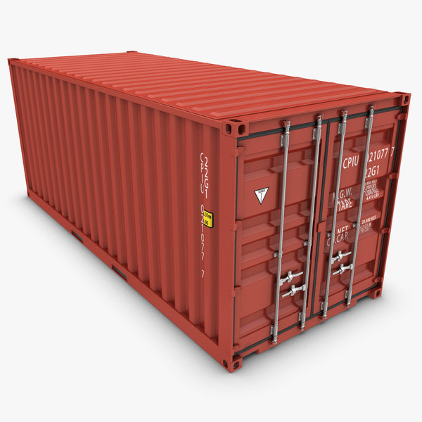 Container 20ft 3D Models and Textures