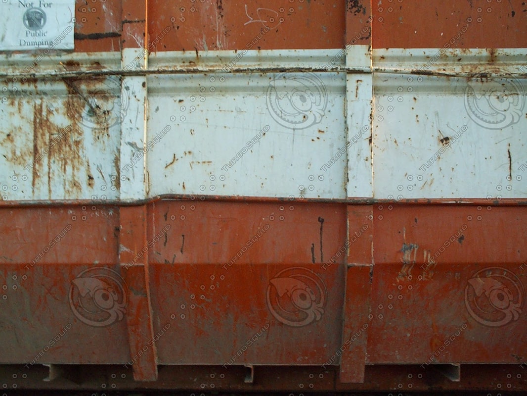 Texture JPEG dumpster object metal