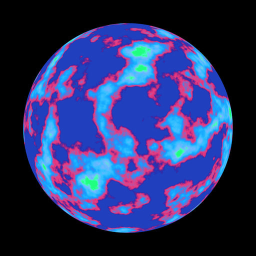 Materials Renderman marble multi colored colorfull