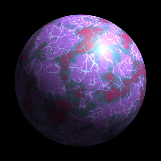 Materials Renderman marble purple vains