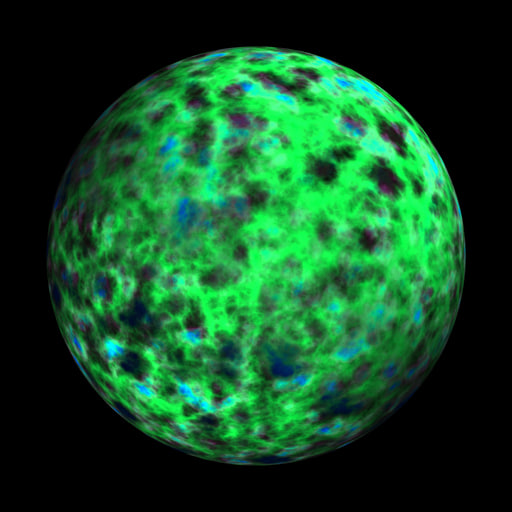 Materials Renderman marble gaseous green
