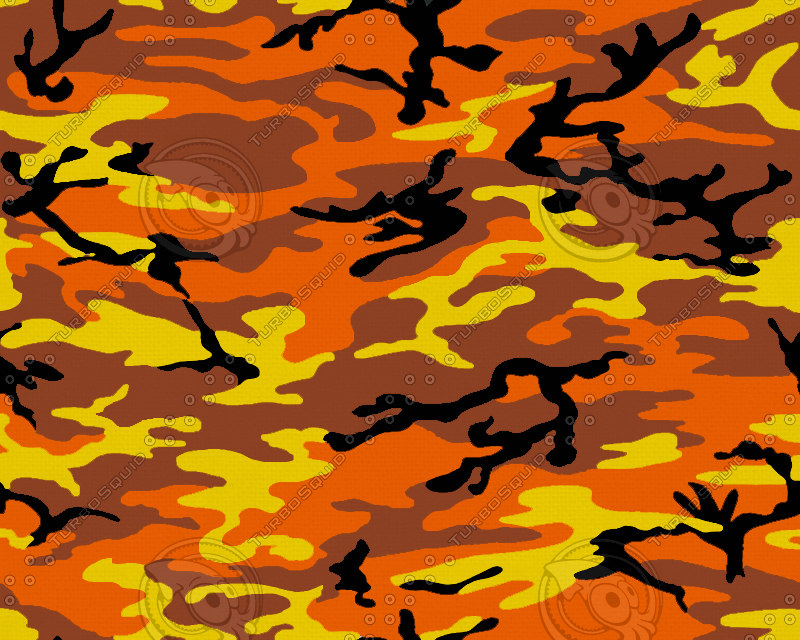 Texture JPEG camo orange fire