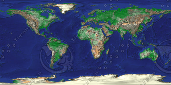 Texture JPEG world map earth