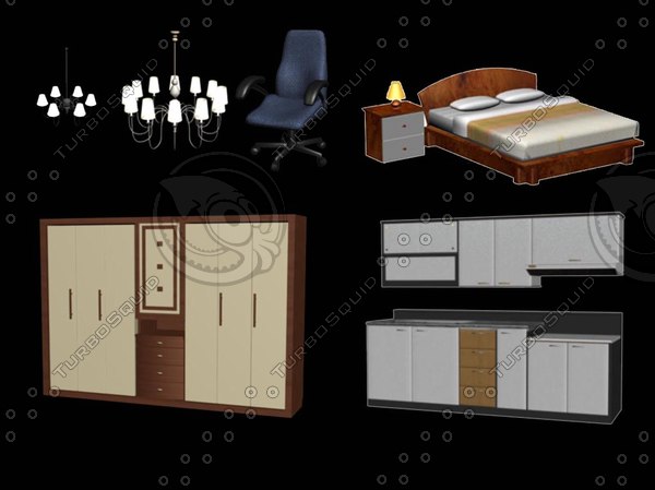 General 3ds Max Texture 5.0 collection furniture