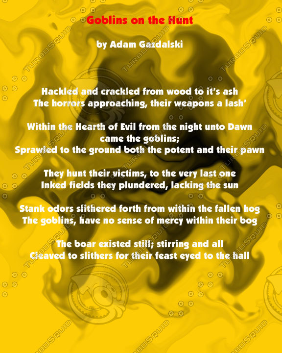 General JPEG poem goblins writing