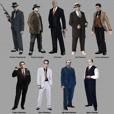 mafia figurines