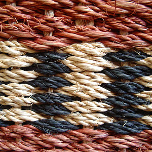 knitted mat fragment (macro)