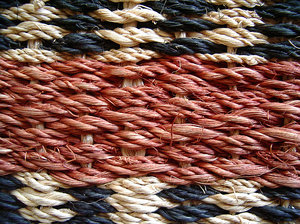 knitted mat fragment (macro)