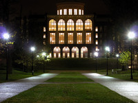 T. Young Library -Night Panorama
