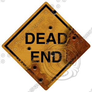 dead end sign