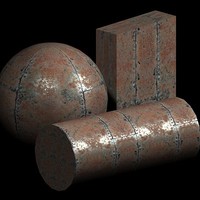 Metal old rusty (mat)