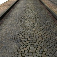 High Resolution Cobblestones Street and Sidewalk Texture 1-Lane.jpg