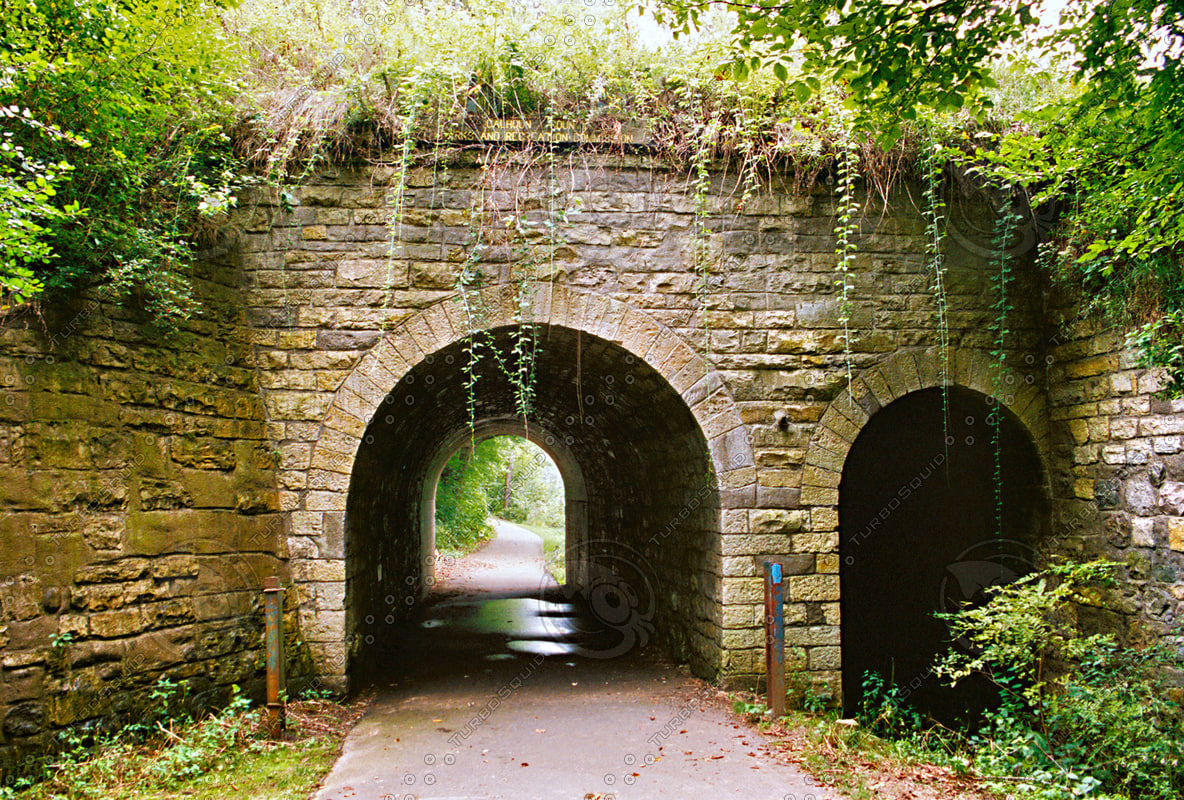 Stock JPEG Tunnel Historic Bridge