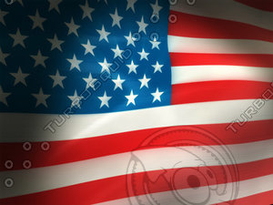 United States Flag animation (NTSC)