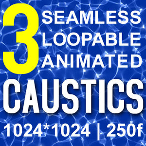 Animated Water Caustics (seamless)