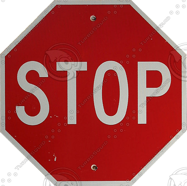 Texture JPEG stop sign street