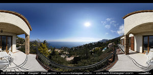 HDRI : sea view french riviera