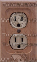 Wooden Electric Outlet