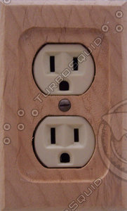 Wooden Electric Outlet