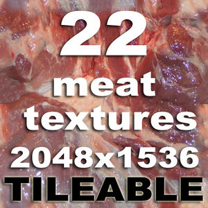 22 meat texture set