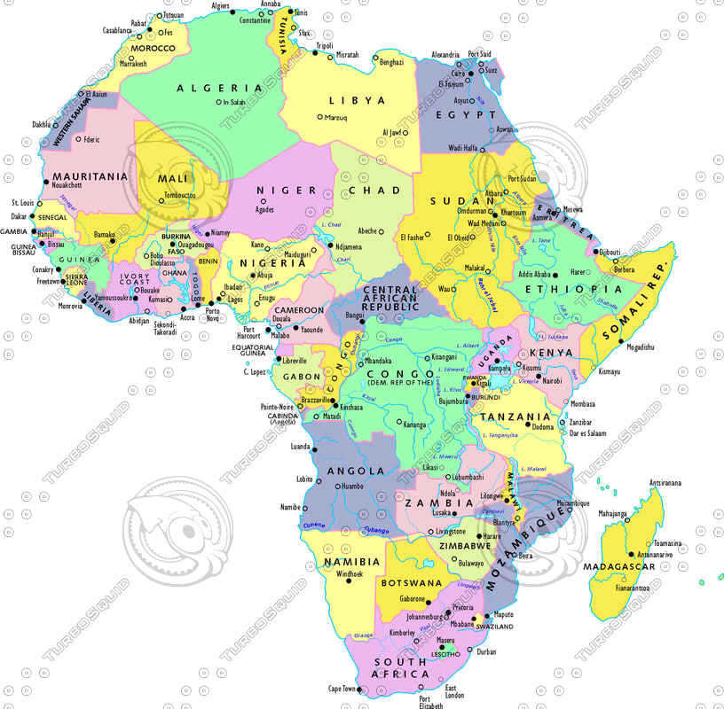 Shapes Other Map Africa of