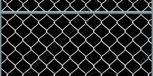 Chain Linked Fence Segment (Seamless)