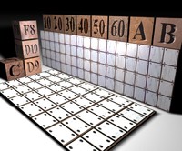 Rock Textures with Carved Letters 1