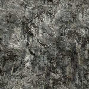 Low resolution Rock Face Wall 11 + Normal Map