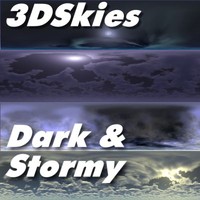 3DSkies Set 3 - Night & Stormy