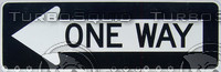 One Way Sign