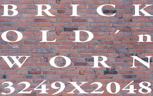 Brick - old and very worn
