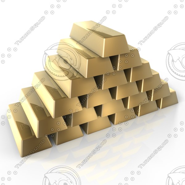 Stock JPEG gold bars golden