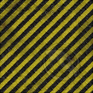 Metal w/ Warning Stripes