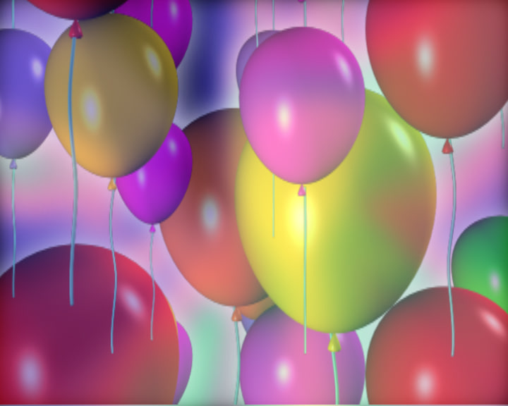 General Quicktime balloons animated video