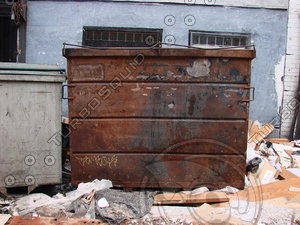 Rusty Dumpster