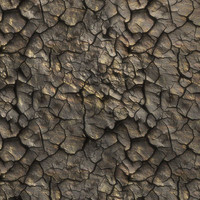 High resolution Cracked dry earth ground 07 + Normal Map