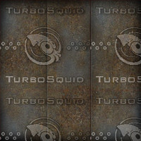 Rusted Metal Panel Texture Map