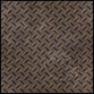 Rust Steel Diamond Plate