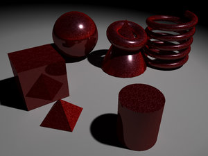 Red Metallic Fleck Paint