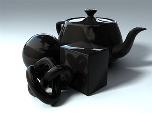 black car material