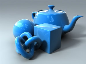 blue car material