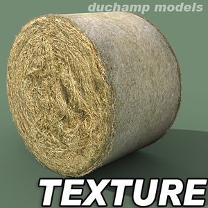 Hay round bale textures