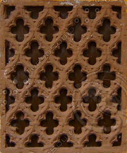 Brown plaster ornament texture
