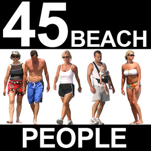 45 Beach People Textures