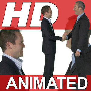 High Definition Animated People Textures - HD Group F Business