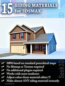 15 Siding materials - adjustable colors