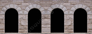 Tileable Stone Arches