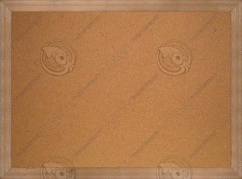Texture PNG bulletin board cork